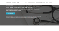 Desktop Screenshot of caspertest.com